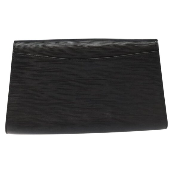 LOUIS VUITTON Epi Art Deco Clutch Bag Black M52632 LV Auth EC463 - Picture 3 of 15